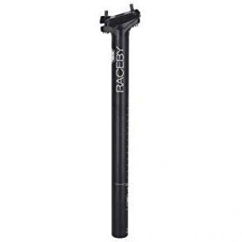 Tija de sillín XLC SP-O05 Raceby 31.6mm x 400mm aluminio negro