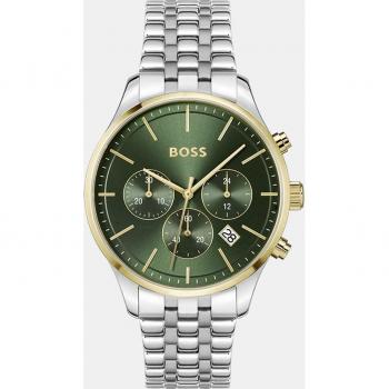 Reloj de hombre Boss Avery 1514159 cronógrafo de acero con función de parada y pulsera de eslabones