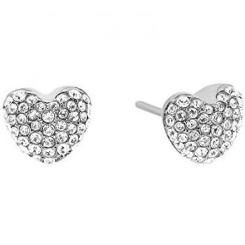 Michael Kors Pendientes Mujer acero inoxidable circonita redonda