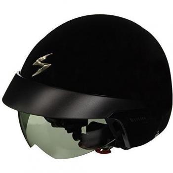 Scorpion Exo de 100 Solid Jet Casco - Negro