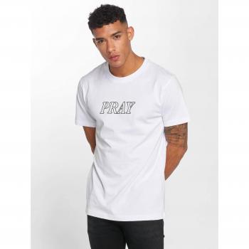 Mister Tee Pray Hands Graphic T-Shirt - White, Men's Medium
