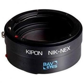 Baveyes Adapter - Adaptador para objetivos de cámaras Nikon, negro