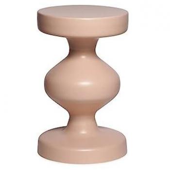 Mesa Auxiliar de Metal Hawa Rosa Ø29.5 x H 47 cm