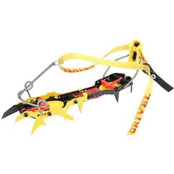 Grivel Rambo 4 - Crampón de escalada, color gris y amarillo