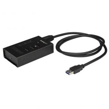 StarTech.com 4 Port USB 3.0 Hub - USB Type-A to 1x USB-C & 3x USB-A - Commercial Metal USB Hub - SuperSpeed 5Gbps USB 3.1/3.2 Gen