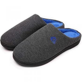 Zapatillas Casa Mujer hombre Invierno Calido Zapatillas Cómodas Suave Flat Slipper Zapatillas de casa de Mujer Ultraligero cómodo y Antideslizante Zapatilla de Estar por casa para Mujer