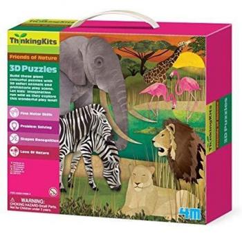 4M Thinking Kits Safari 3D Puzzle