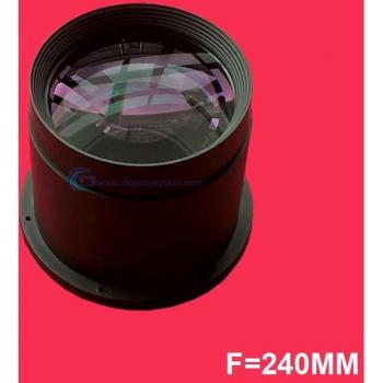 Lente de proyección LED DIY f=240mm para proyector LCD de 7 pulgadas DQPL-F240