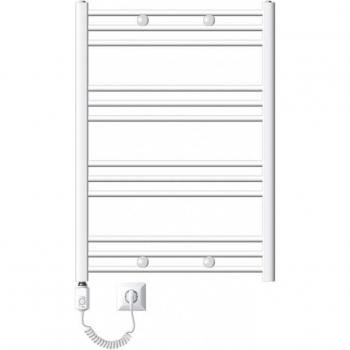 Radiador Toallero Eléctrico de Baño Curvo ECD Germany 750 x 800 mm 300W Blanco