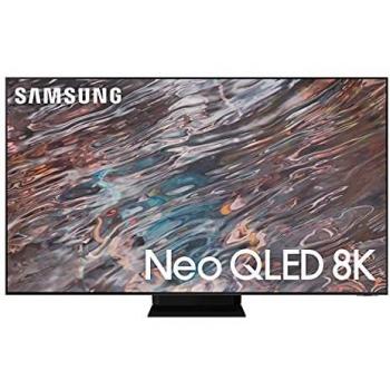 Televisor Smart 85 Neo QLED 8K Samsung Series 8 QE85QN800A Wi-Fi Acero Inoxidable 2021