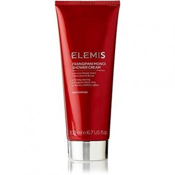 ELEMIS Frangipani Monoi Shower Cream, Luxurious Shower Body Cream to Cleanse, Condition and Soften, Skin-Softening Body Wash Infused with Frangipani and Exotic Oils, 200 ml
