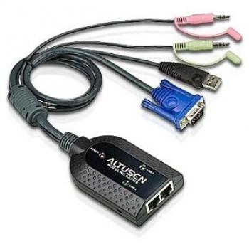 Aten KA7178 Dual Output USB Virtual Media KVM Adapter Cable with Audio, CPU Module