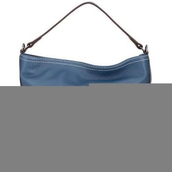 KRY - Bolso al hombro de Piel Vuelta para mujer Black / Right Blue / Dark Blue / Yellow / Wine , color, talla