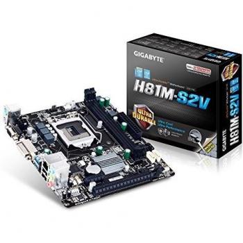 Gigabyte GAH81MSV-00-G - Placa Base MicroATX con Socket 1150, DDR3, Chip H81 y DVI