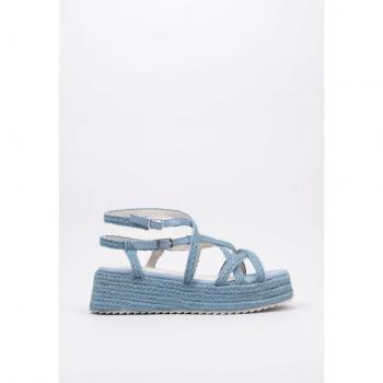 Krack Core JAVA Esparto Con Cuña mujer Azul 39