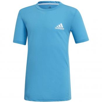 adidas B Escouade tee Camiseta, Niños, Ciasho/Blanco, 128