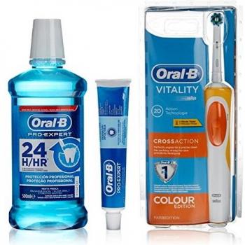 Oral-B Cepillo Eléctrico + Dentífrico Pro Expert Vitality Cross Action - 1 Pack