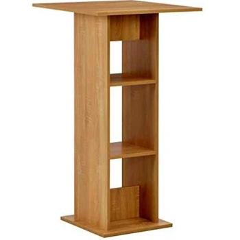 SengentoStyle Bartafel 60x60x110 cm eikenkleur
