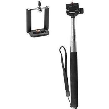 Muvit MUHTG0022 - Pack de disparador y monopie extensible para smartphones