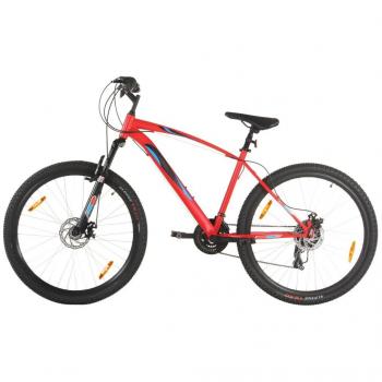 Bicicleta de montaña 21 velocidades 29 pulgadas rueda 48 cm rojo