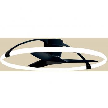 Ventilador NEPAL LED negro