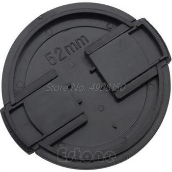 Tapa de lente frontal 49mm con broche de presión para cámaras DSLR Pentax y Sony