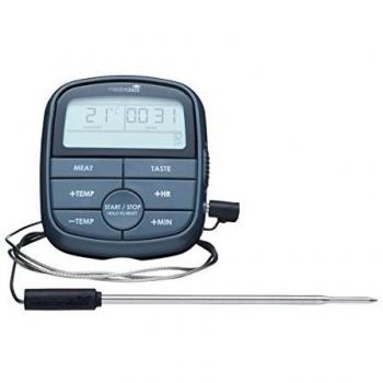 Termómetro Digital de Cocina MasterClass con Temporizador Programable y Diseño Antracita