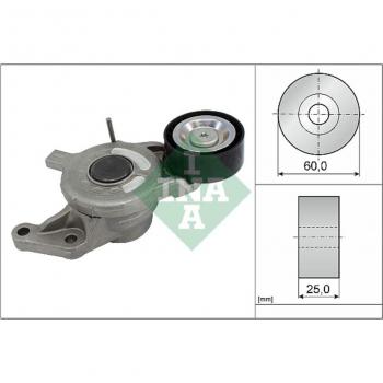 Brazo tensor de correa poli V INA 534 0657 10 para CITROËN: C4, C5, C4 Picasso, C5 Aircross, DS5, DS4, Jumpy, SpaceTourer,