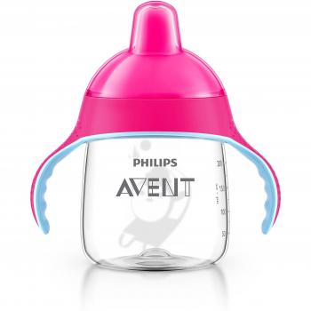Philips Avent Magic - Taza antigoteo de 260 ml, color rosa