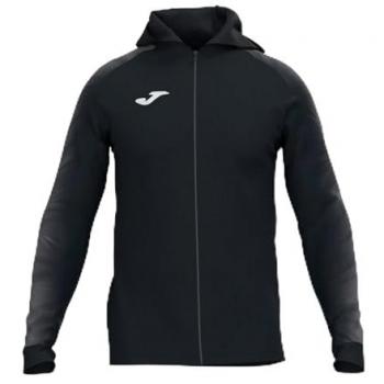 Chaqueta con capucha Joma Elite XI mujer negro antracita, sudadera con cremallera, talla L