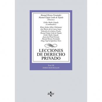 Lecciones de Derecho Privado: Tomo III. Derechos reales