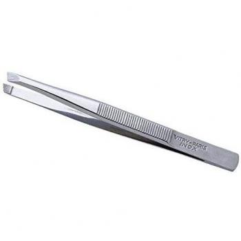 Vitry Stainless Steel Oblique Tweezers 8cm