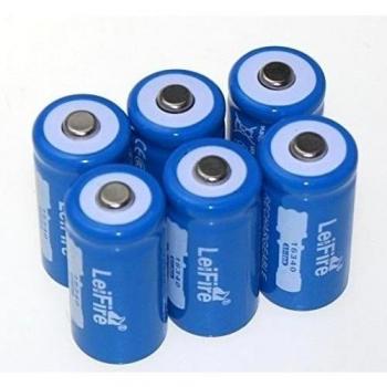 6 x 16340 CR123 A 3,7 V marca nueva batería de litio recargable para linterna LED linterna Etc..