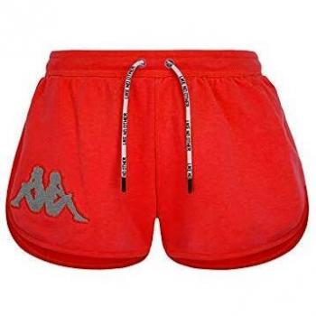 Kappa Bermi Authentic Pantalón Corto, Mujer, Rojo, L