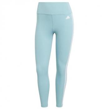 Mallas de fitness adidas Train Essentials 3 Stripes High-Waisted 7/8 Mujer Azul
