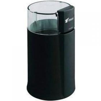 Molinillo de Café Thulos TH-MC50GR Eléctrico 160W con Cuchillas de Acero Inoxidable, Capacidad 50-60g, Función Pulse, Negro, Dimensiones 45x34
