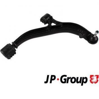 Control arm JP GROUP 5040100480, barra oscilante de suspensión de ruedas, fabricado en material duradero, diseñado para vehículos específicos, incluye bujes y pernos necesarios para la instalación