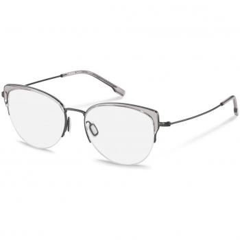 Rodenstock R7139 A Armazones para Mujer Plateadas, Lentes Recetados Para Mujer Silver, Gafas Recetadas para Mujer Plateadas