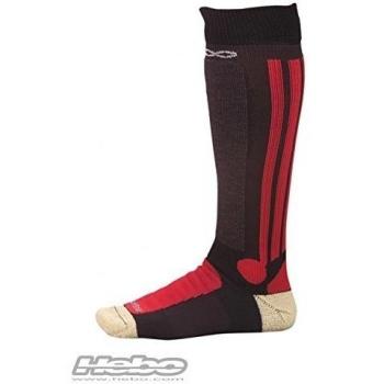 HEBO CALCETINES RACING COTTON. Negro. Talla L