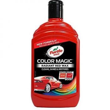 2 x Turtle Wax Color Magic coche polaco 500 ml – rojo radiante cera