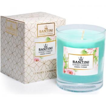 SANTINI Cosmetic Green Yvésse 200g Scented Candle