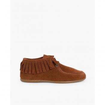 Botines de flecos Pisamonas para niños y mujer, características: diseño con flecos, material de alta calidad, suela antideslizante, disponible en varias tallas y colores