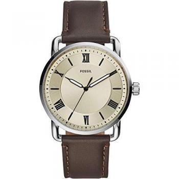 Fossil Reloj Analógico para Hombre de Cuarzo con Correa en Piel Genuina FS5663