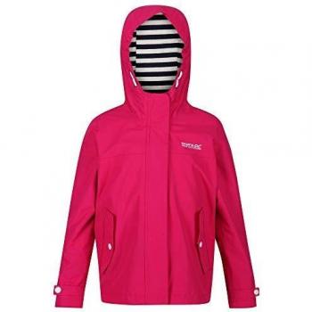 Regatta Bibiana-Chaqueta con Capucha, Impermeable, Completamente Forrada Y con Elementos Reflectantes Jackets Waterproof Shell, Unisex niños, Duchess, 14 yr