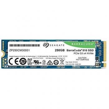 Seagate BarraCuda 510, 250 GB, SSD, Disco duro interno SSD, PCIe NVMe 3D TLC NAND para juegos en PC, ordenador de sobremesa para juegos en PC, Paquete Abre-fácil