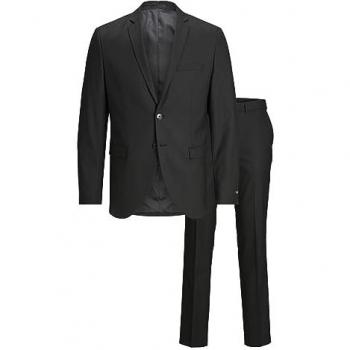 Jack & Jones Franco Plus Size Black Suit for Men 68