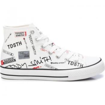 Zapatillas deportivas para hombre Teddy Smith en color blanco con cordones