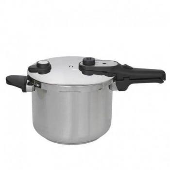Jata Olla a Presión Rápida de Acero Inoxidable 24cm 6L HOLL2226