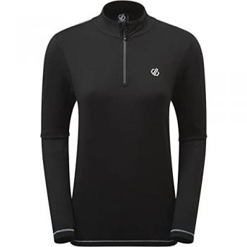 Dare 2b Women's Lowline II Lightweight Quick-Drying Stretch Midlayer Jacket - Black, Size 24