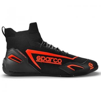 Zapatillas Gaming Hyperdrive Negro/Rojo T 43 - Botines Racing Sparco Hyperdrive Negro Naranja